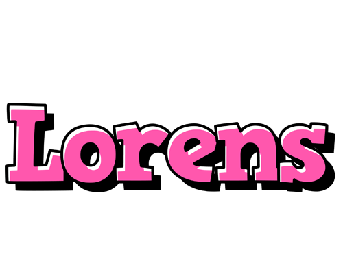 Lorens girlish logo