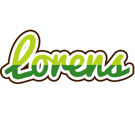 Lorens golfing logo