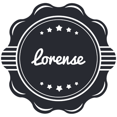 Lorense badge logo