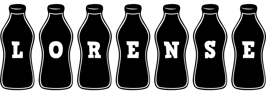 Lorense bottle logo