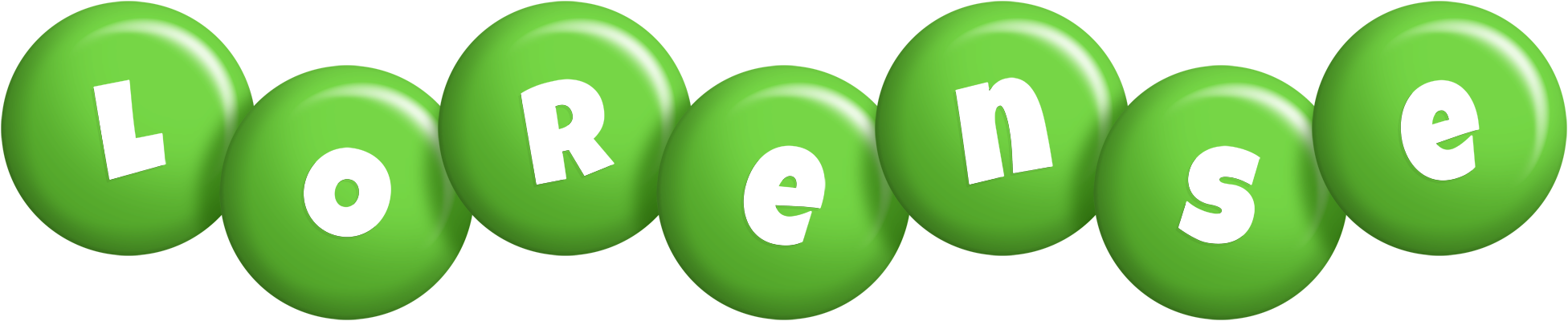 Lorense candy-green logo
