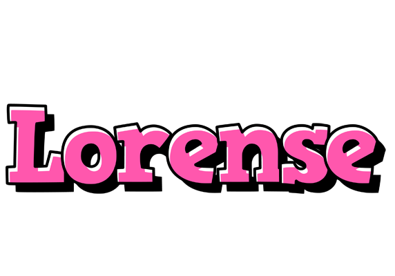 Lorense girlish logo