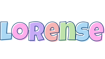 Lorense pastel logo