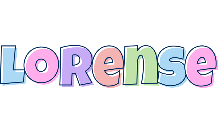Lorense pastel logo