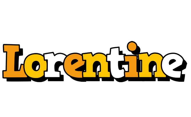 Lorentine cartoon logo