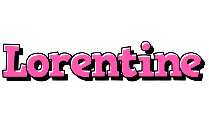 Lorentine girlish logo