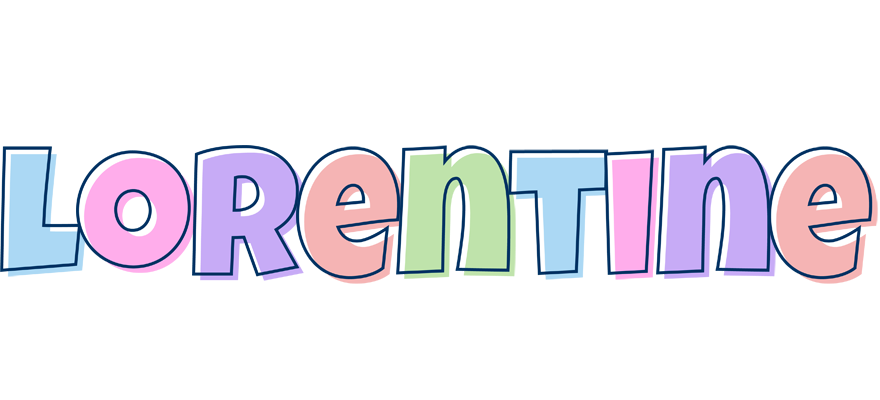 Lorentine pastel logo