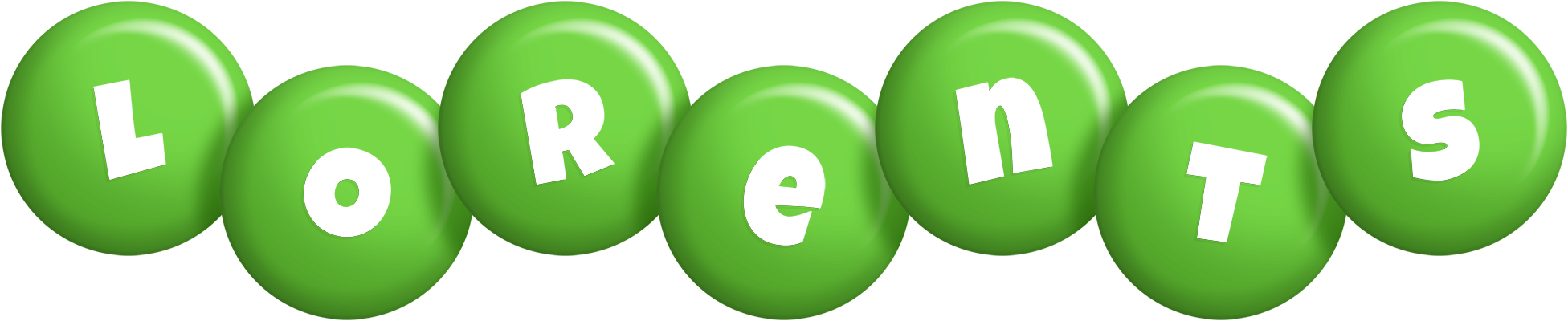 Lorents candy-green logo