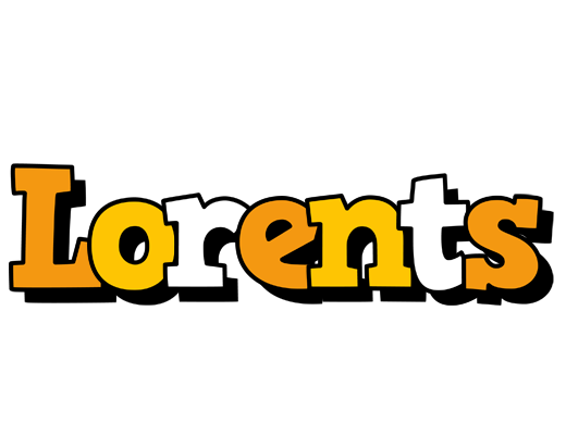 Lorents cartoon logo