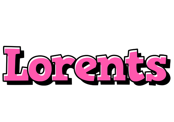 Lorents girlish logo