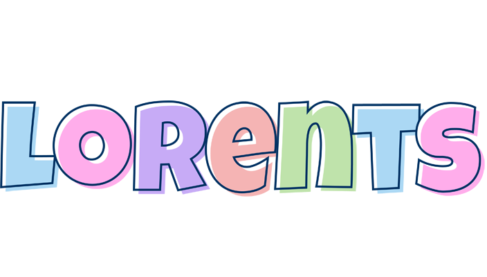 Lorents pastel logo