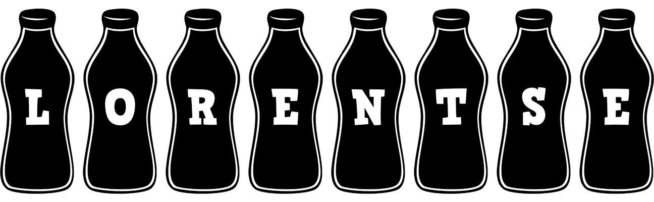 Lorentse bottle logo