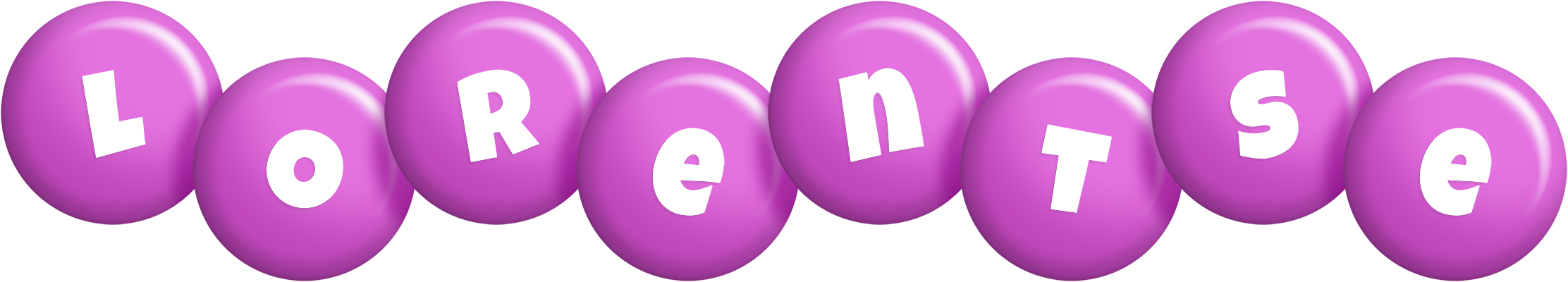 Lorentse candy-purple logo