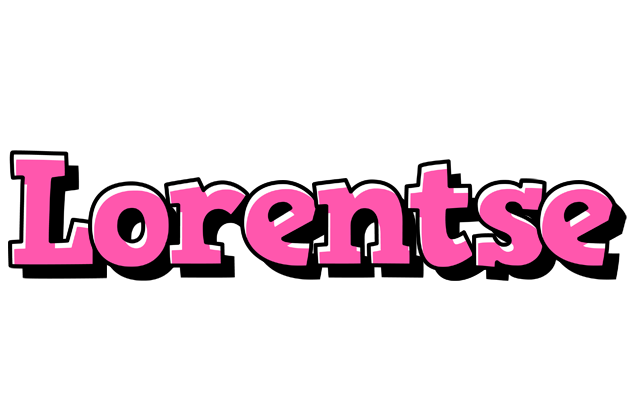 Lorentse girlish logo
