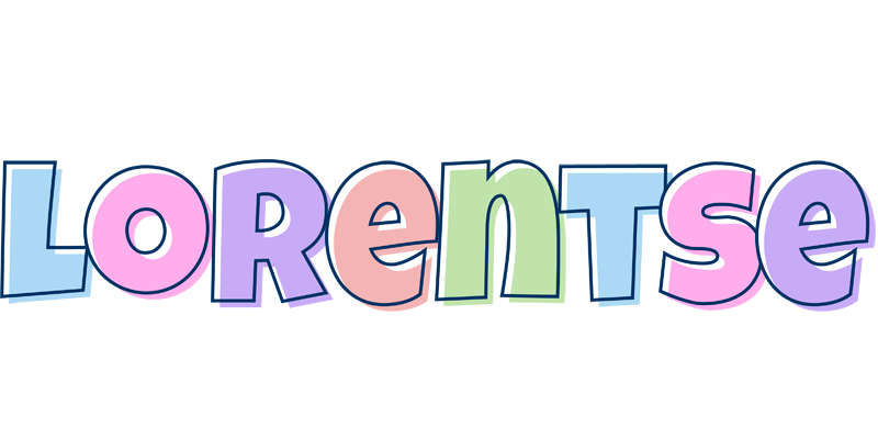 Lorentse pastel logo