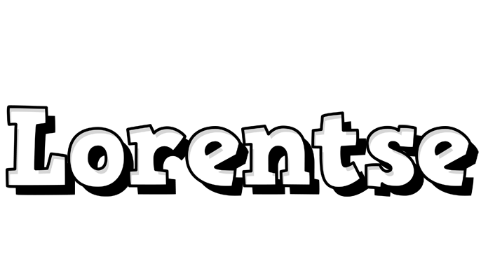 Lorentse snowing logo