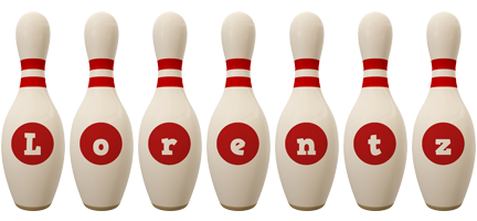 Lorentz bowling-pin logo