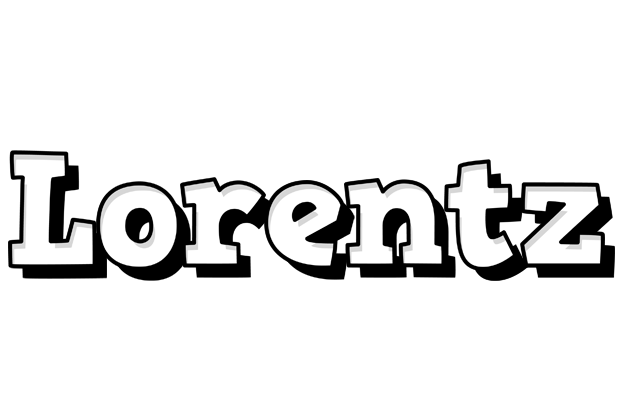 Lorentz snowing logo