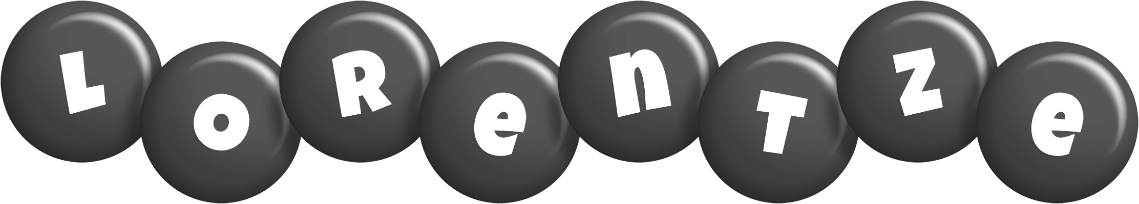 Lorentze candy-black logo