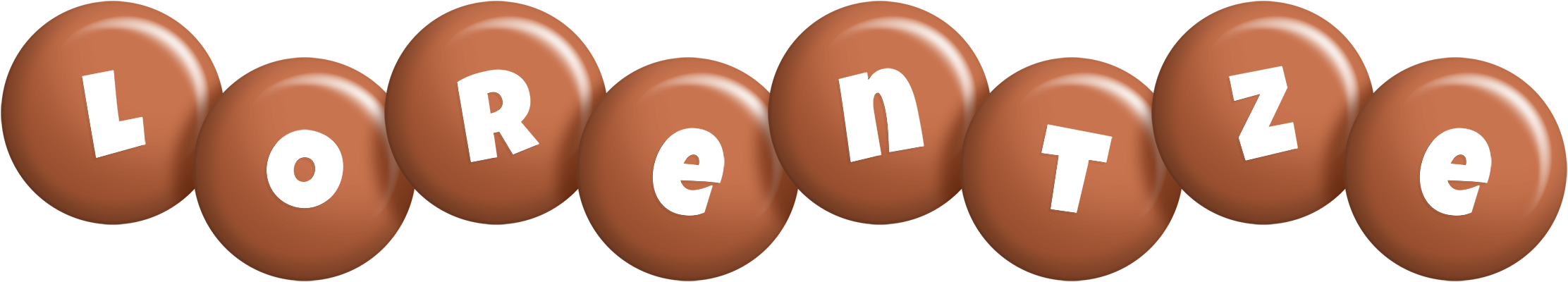 Lorentze candy-brown logo