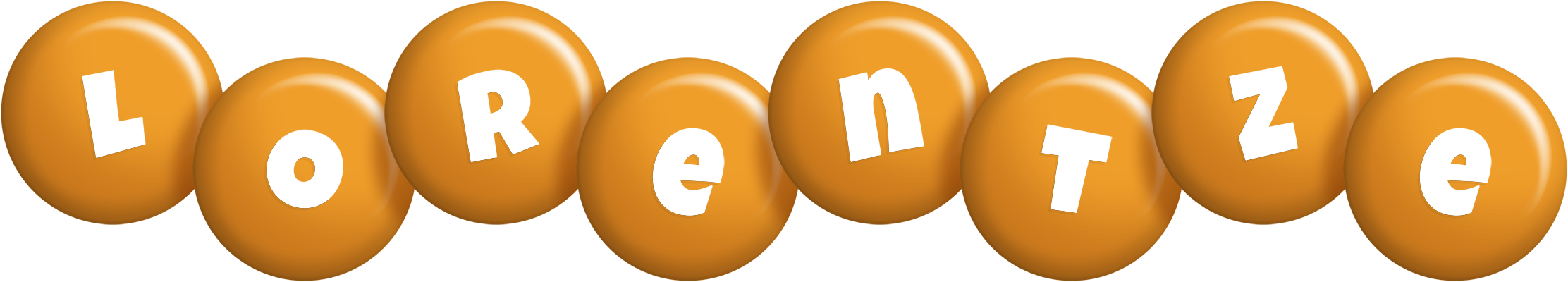 Lorentze candy-orange logo