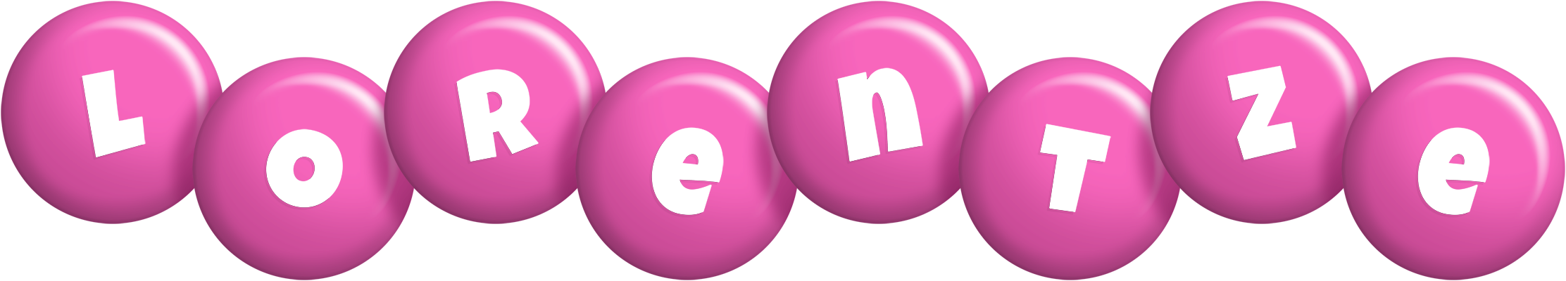 Lorentze candy-pink logo