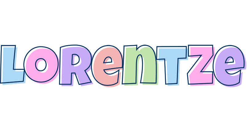 Lorentze pastel logo
