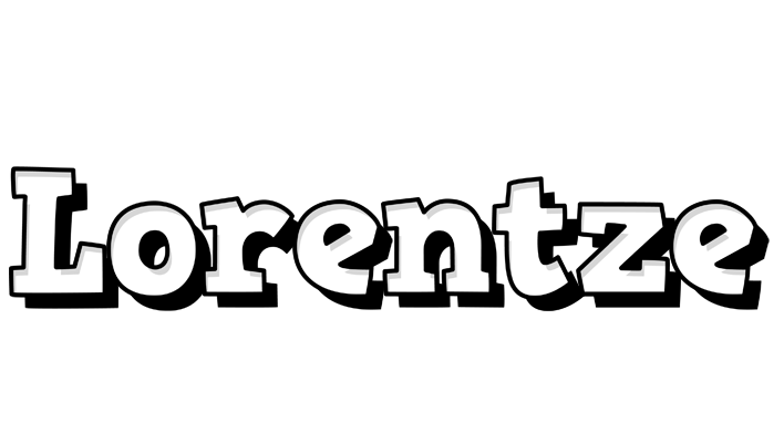 Lorentze snowing logo