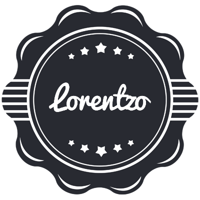 Lorentzo badge logo