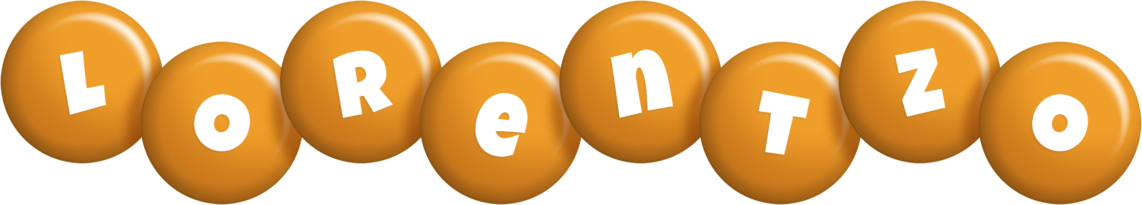 Lorentzo candy-orange logo