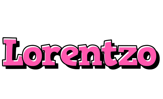 Lorentzo girlish logo