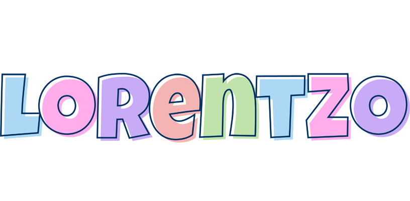 Lorentzo pastel logo