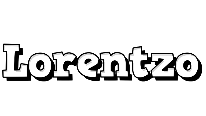 Lorentzo snowing logo