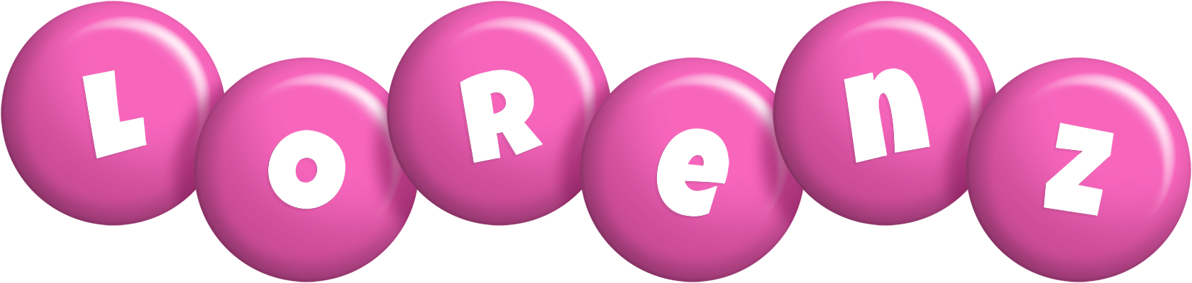 Lorenz candy-pink logo