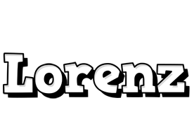 Lorenz snowing logo