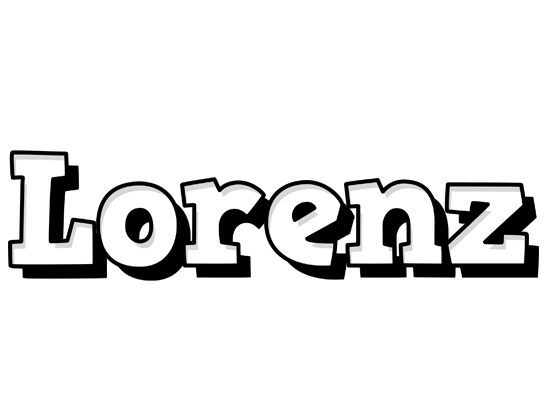 Lorenz snowing logo