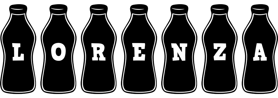 Lorenza bottle logo