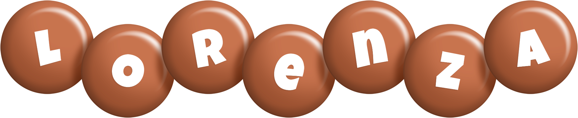 Lorenza candy-brown logo