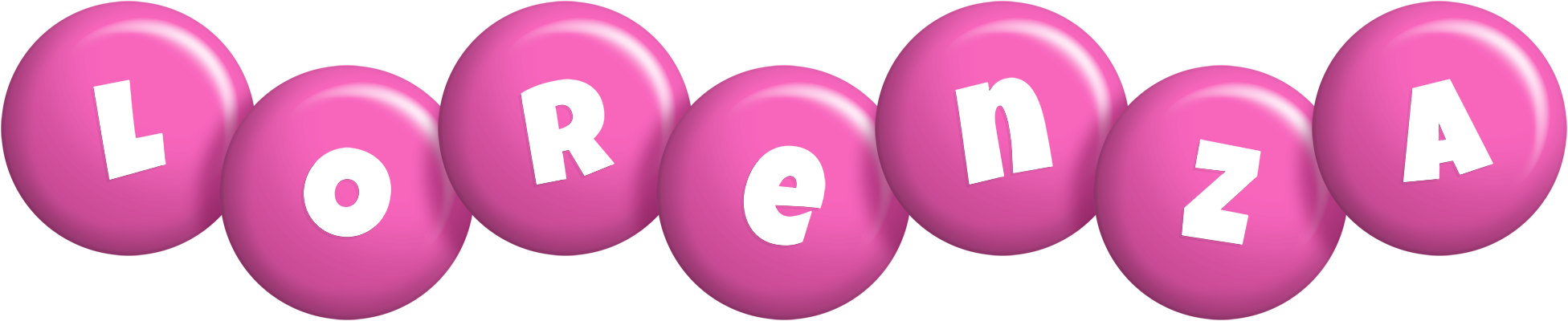 Lorenza candy-pink logo