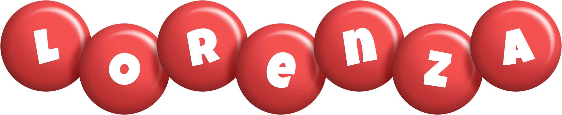 Lorenza candy-red logo