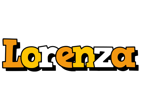 Lorenza cartoon logo