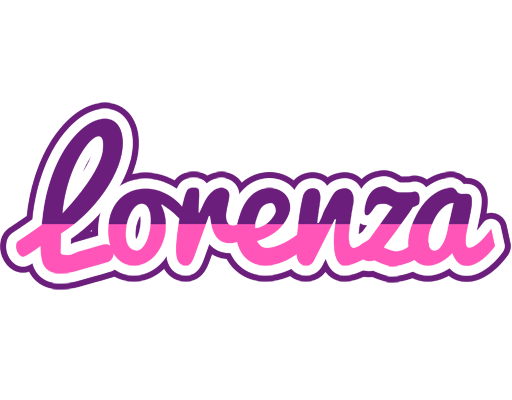 Lorenza cheerful logo