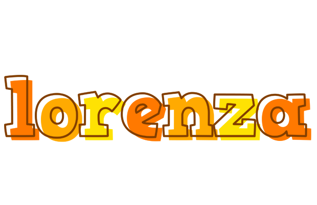 Lorenza desert logo