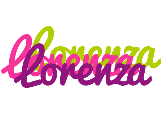Lorenza flowers logo