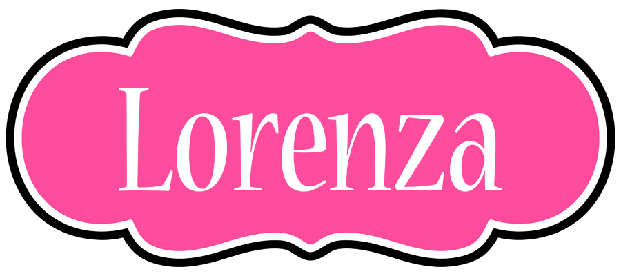 Lorenza invitation logo