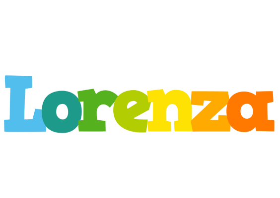 Lorenza rainbows logo