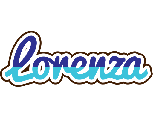 Lorenza raining logo