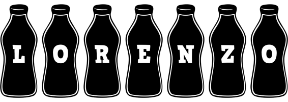 Lorenzo bottle logo