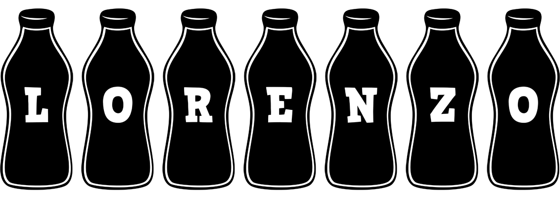 Lorenzo bottle logo