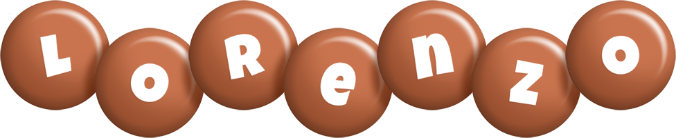 Lorenzo candy-brown logo